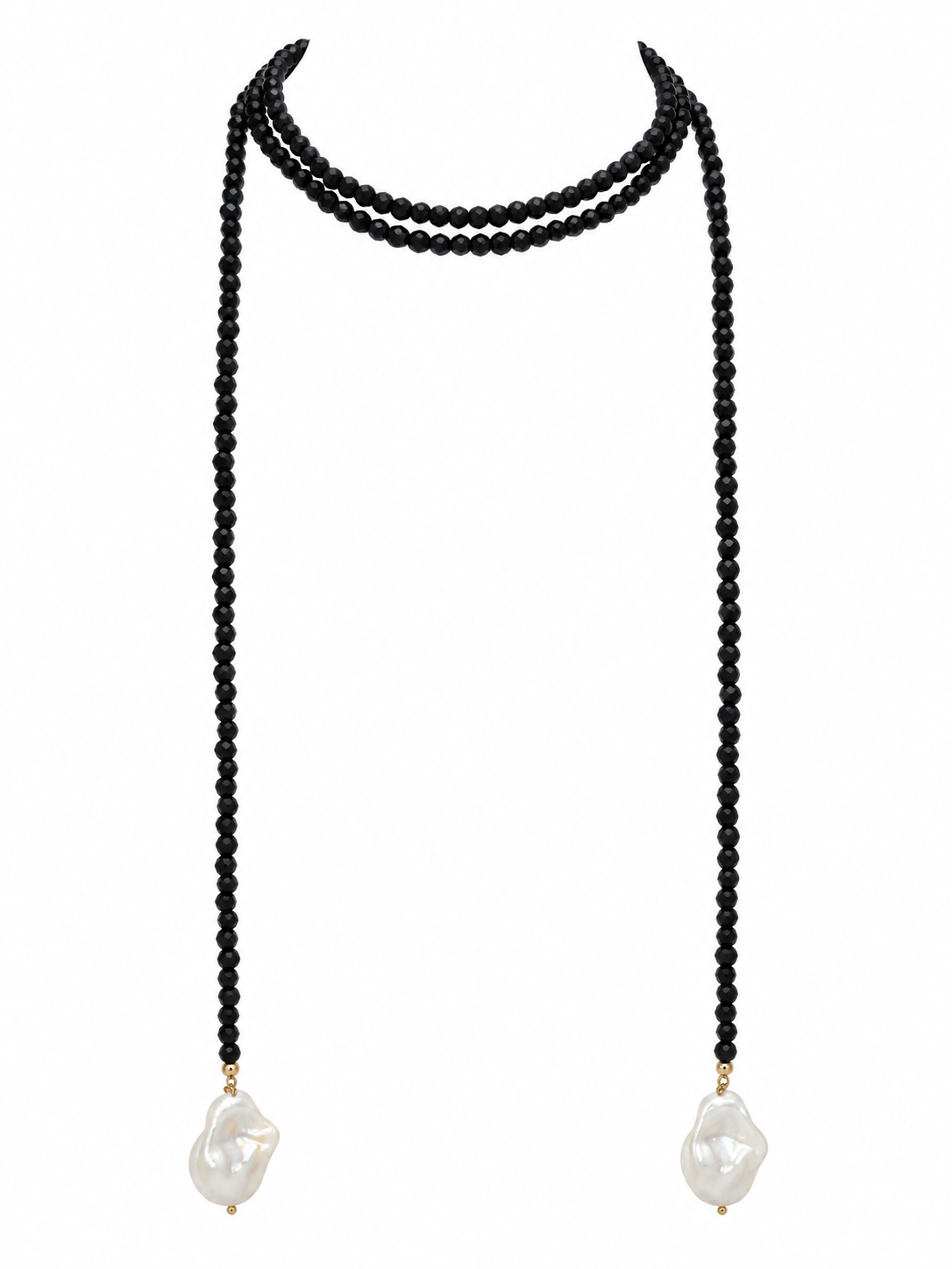 Noir Cascade Necklace