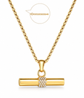 Crystal Bar Necklace