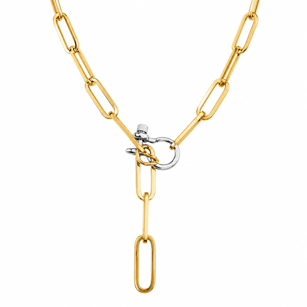 Paperclip Link Necklace