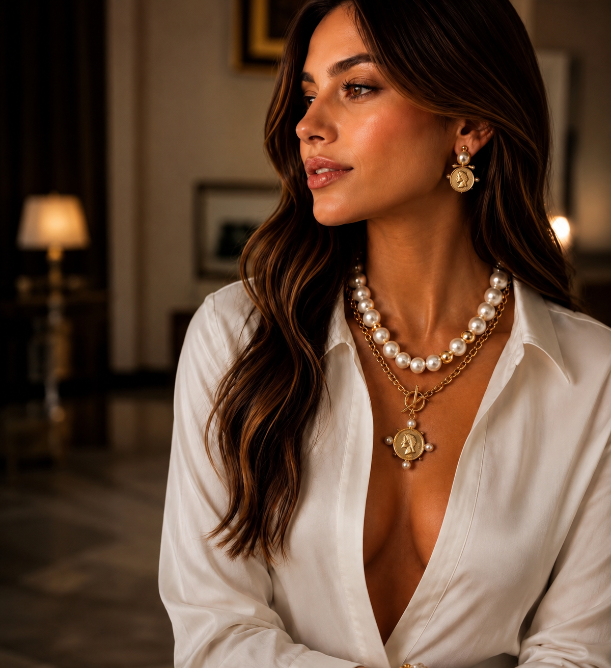 Victoria Pearl Earrings
