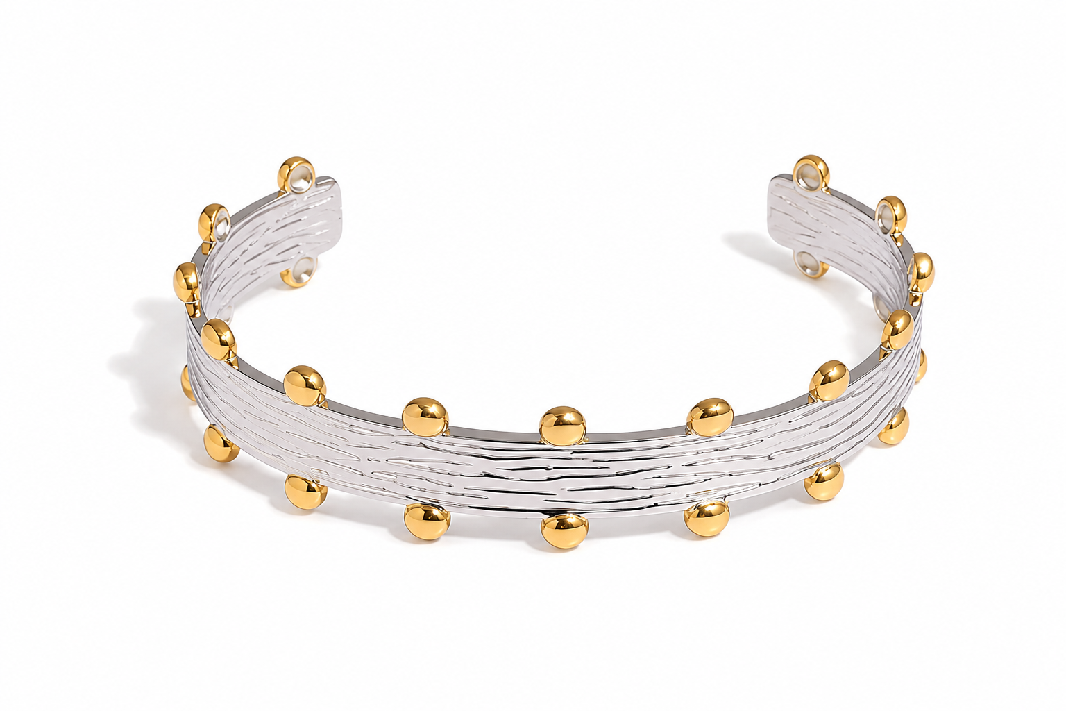 Celeste Gold, Celeste Silver, Celeste Two Tone Cuff