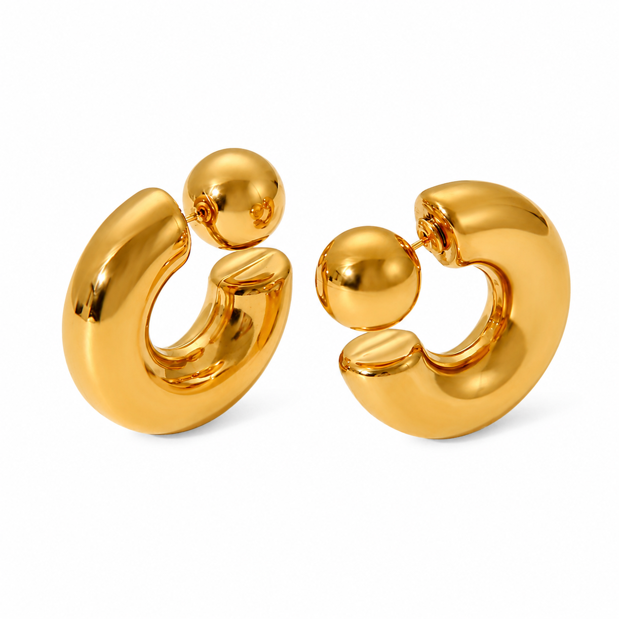 Luna Gold Hoop