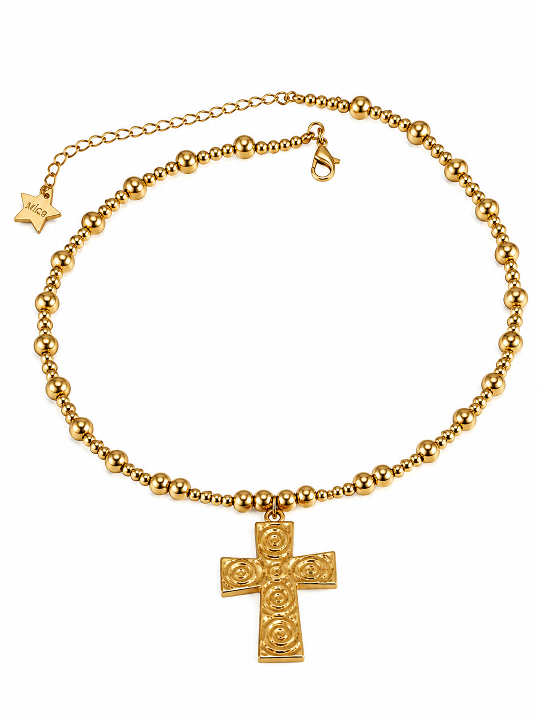 Cruz de Espiral Necklace