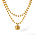 Orbis Gold Necklace