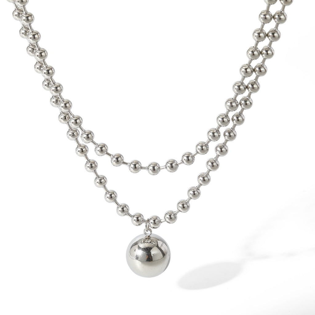 Orbis Silver Necklace