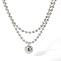 Orbis Silver Necklace