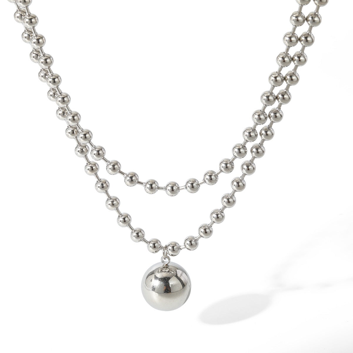 Orbis Silver Necklace