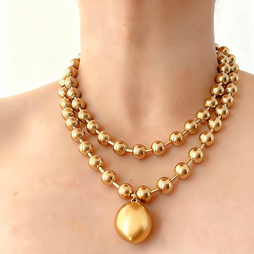 Orbis Gold Necklace