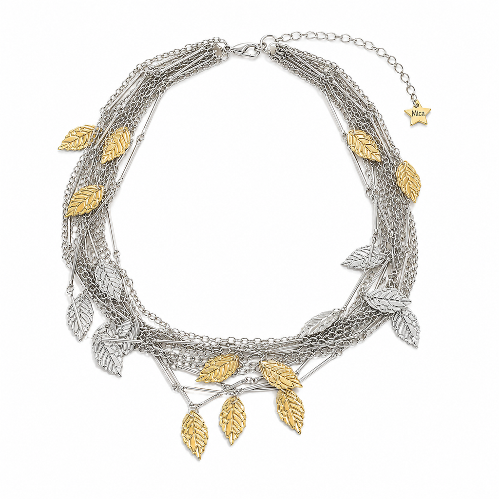 Golden Leaves Necklace