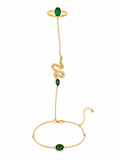 Serpetina Esmeralda Hand Chain