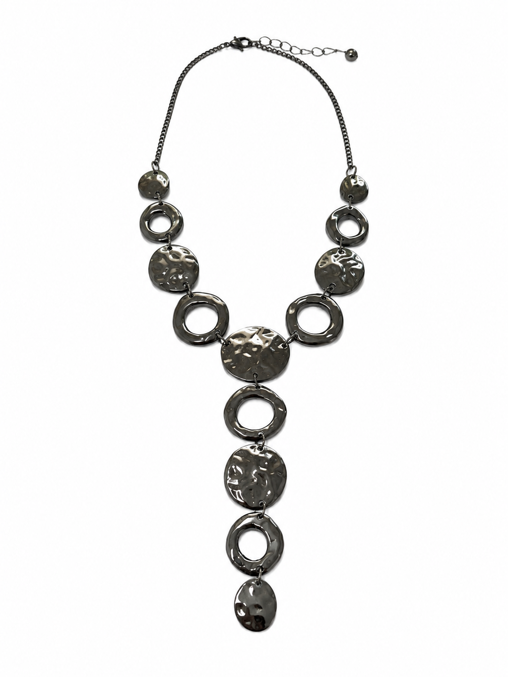 Noir Circles Necklace