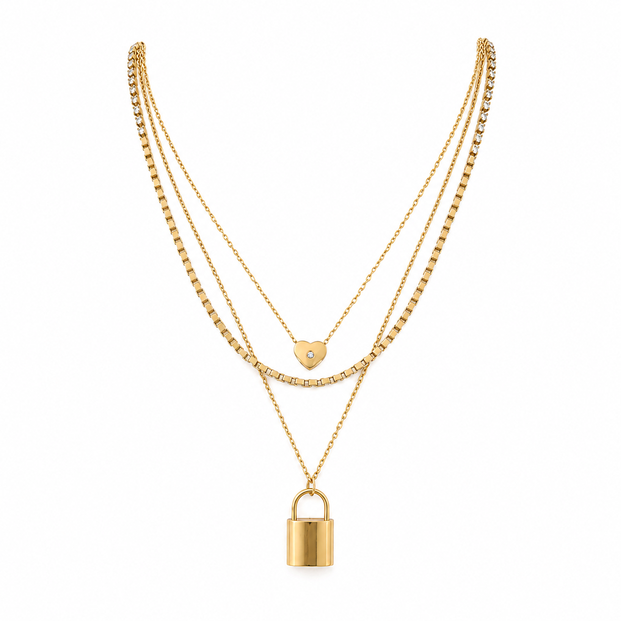 Locked in Love Necklace