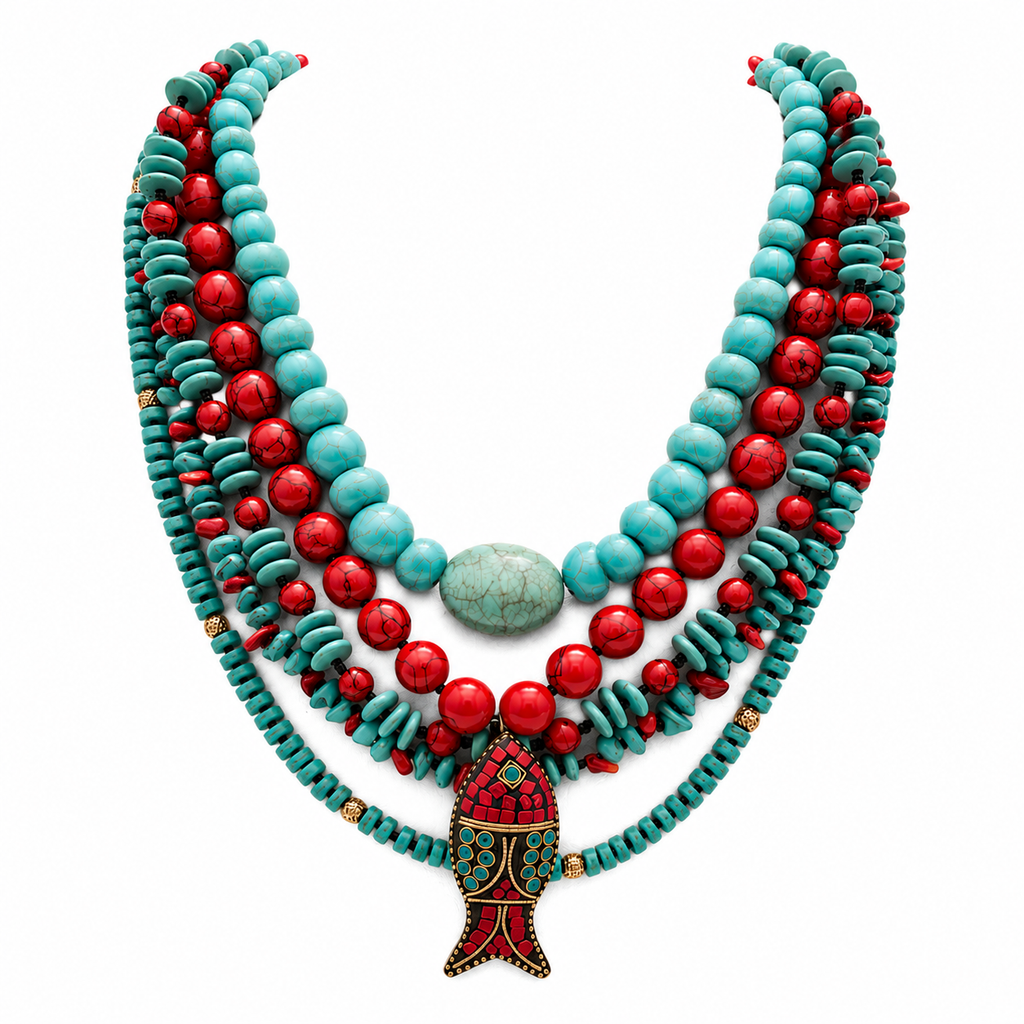 Coral Reef Fish Necklace