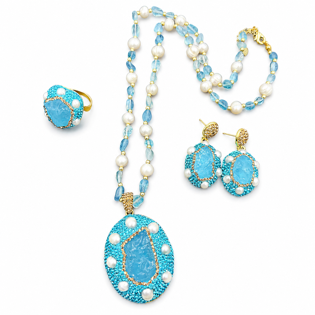 Azure Pearl Set