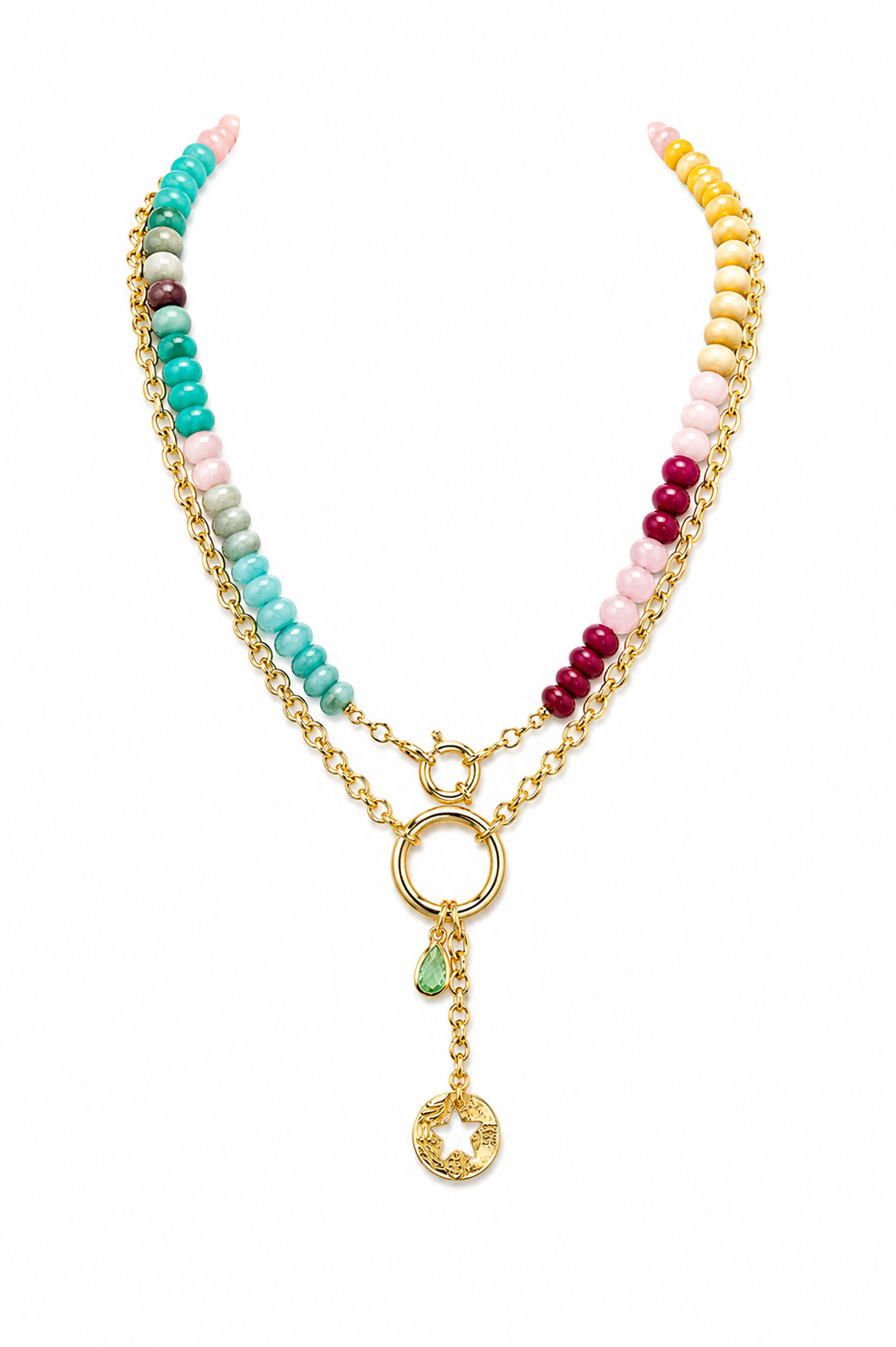 Aurora Gem Necklace, Stella Talisman Necklace (se venden por separado)