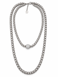 Celestia Dúo Silver Necklace