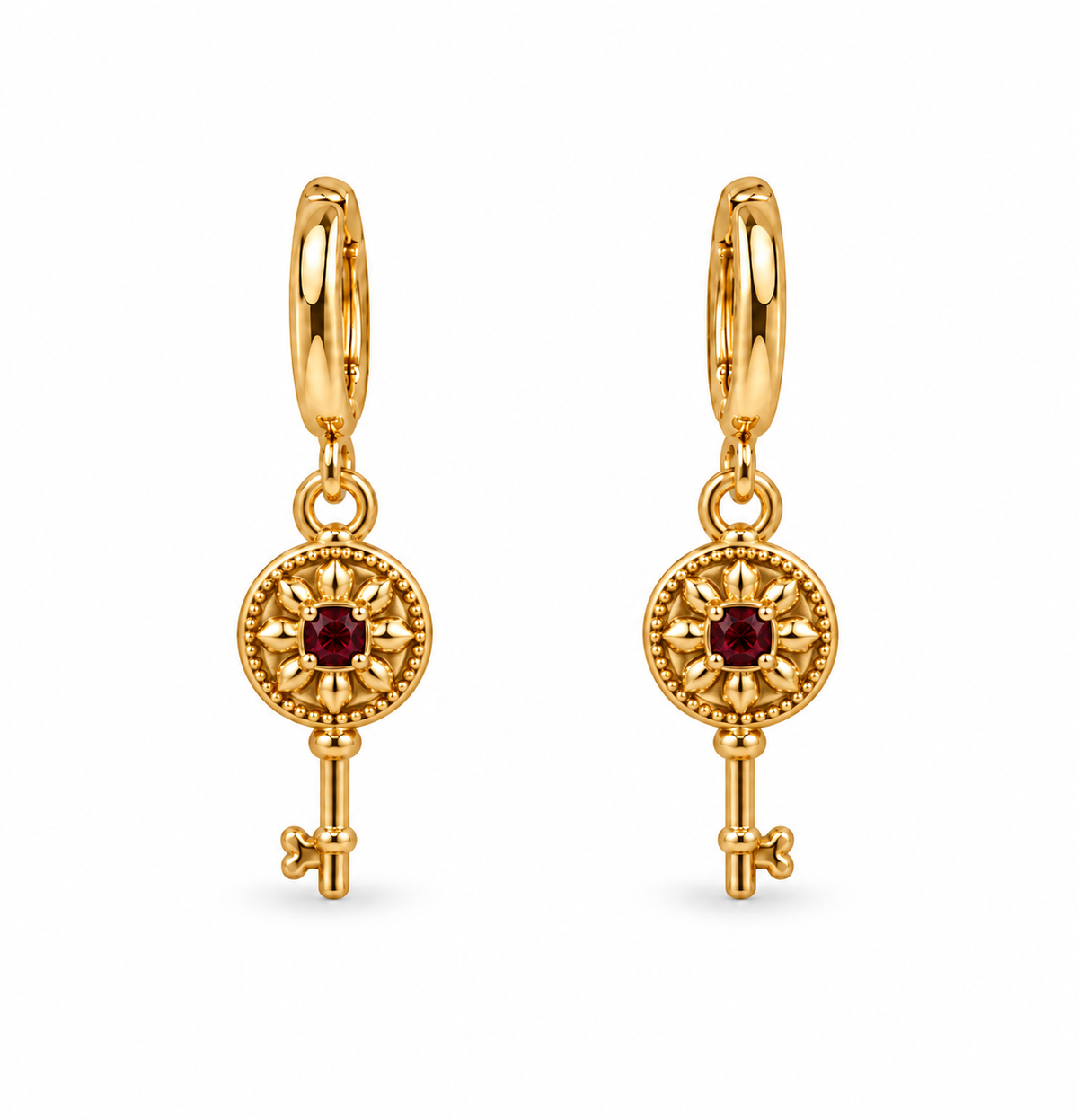Clé de Rubis Earrings