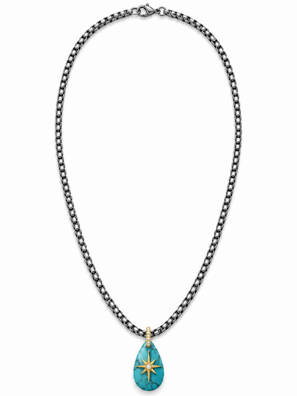 Norte de Mica Turquesa Necklace