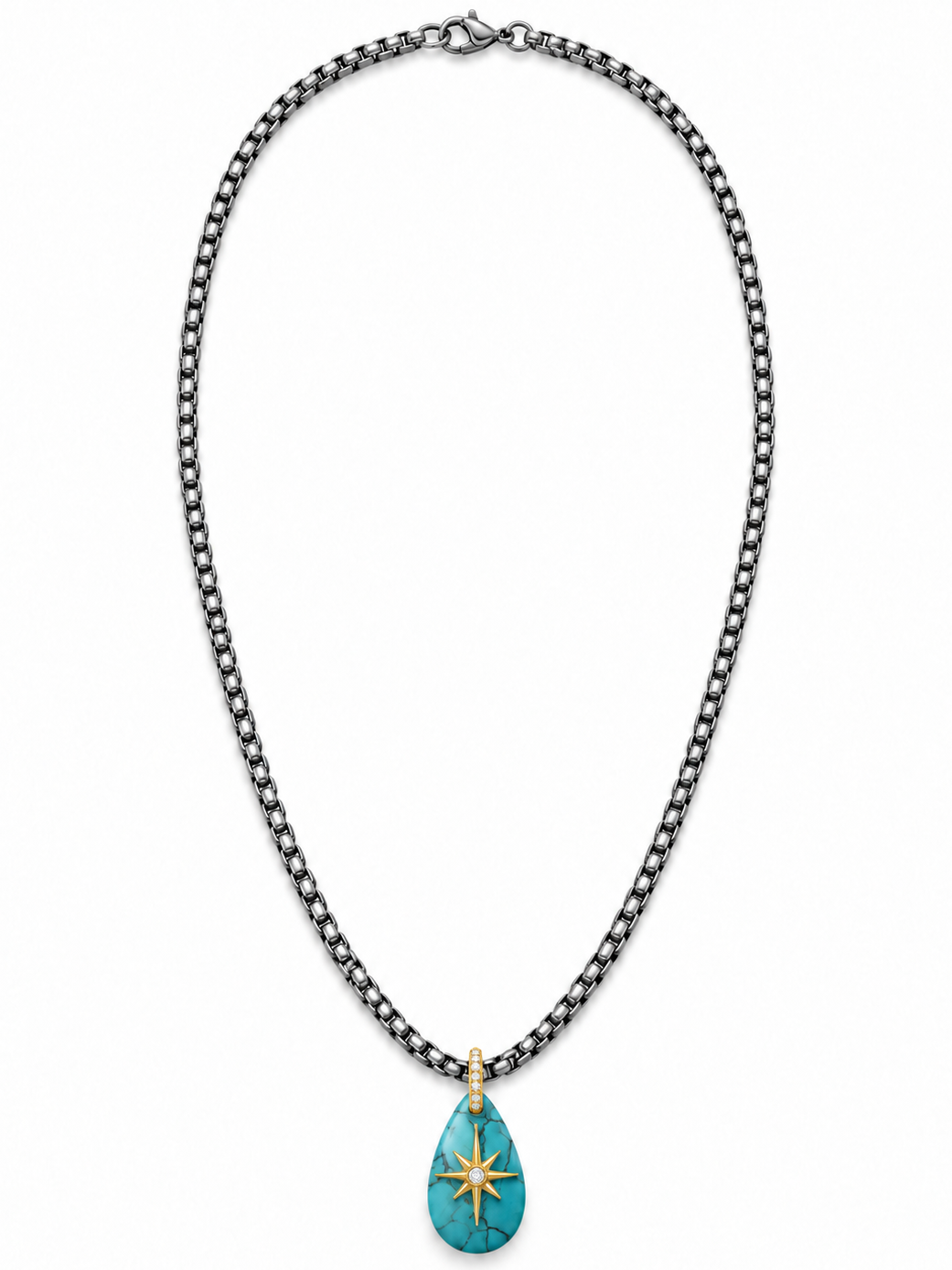 Norte de Mica Turquesa Necklace